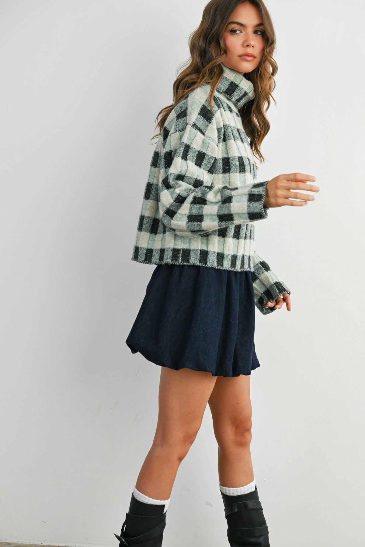 Mad in Plaid Sweater