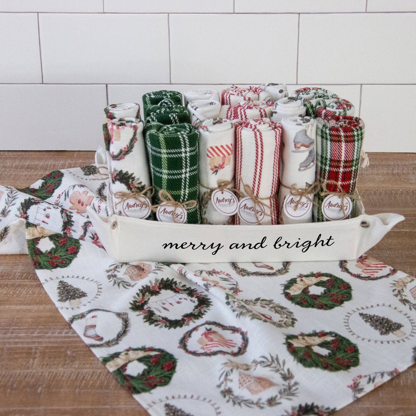 Tea Towels -Merry & Bright Asst.