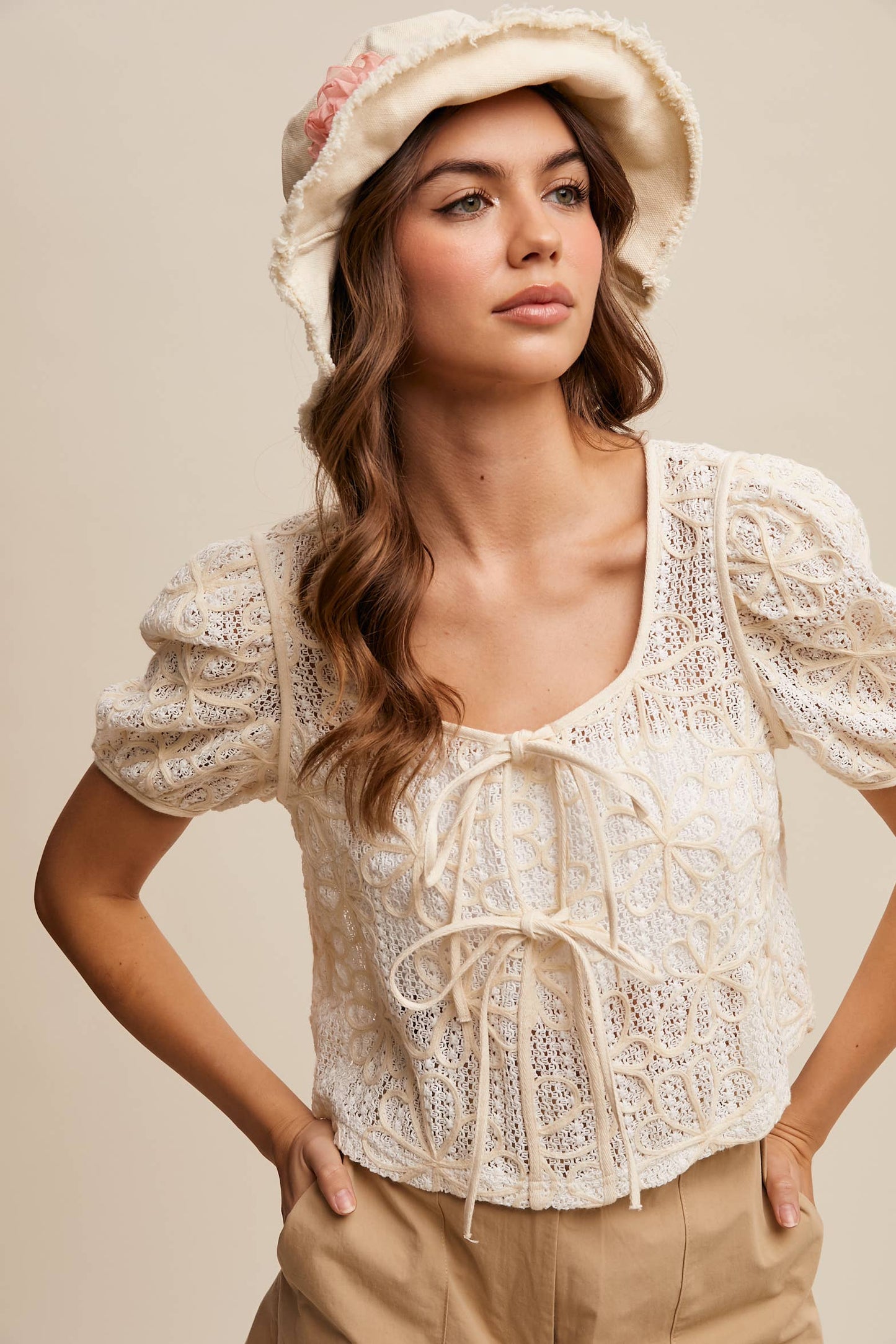 Out to Tea Crochet Top