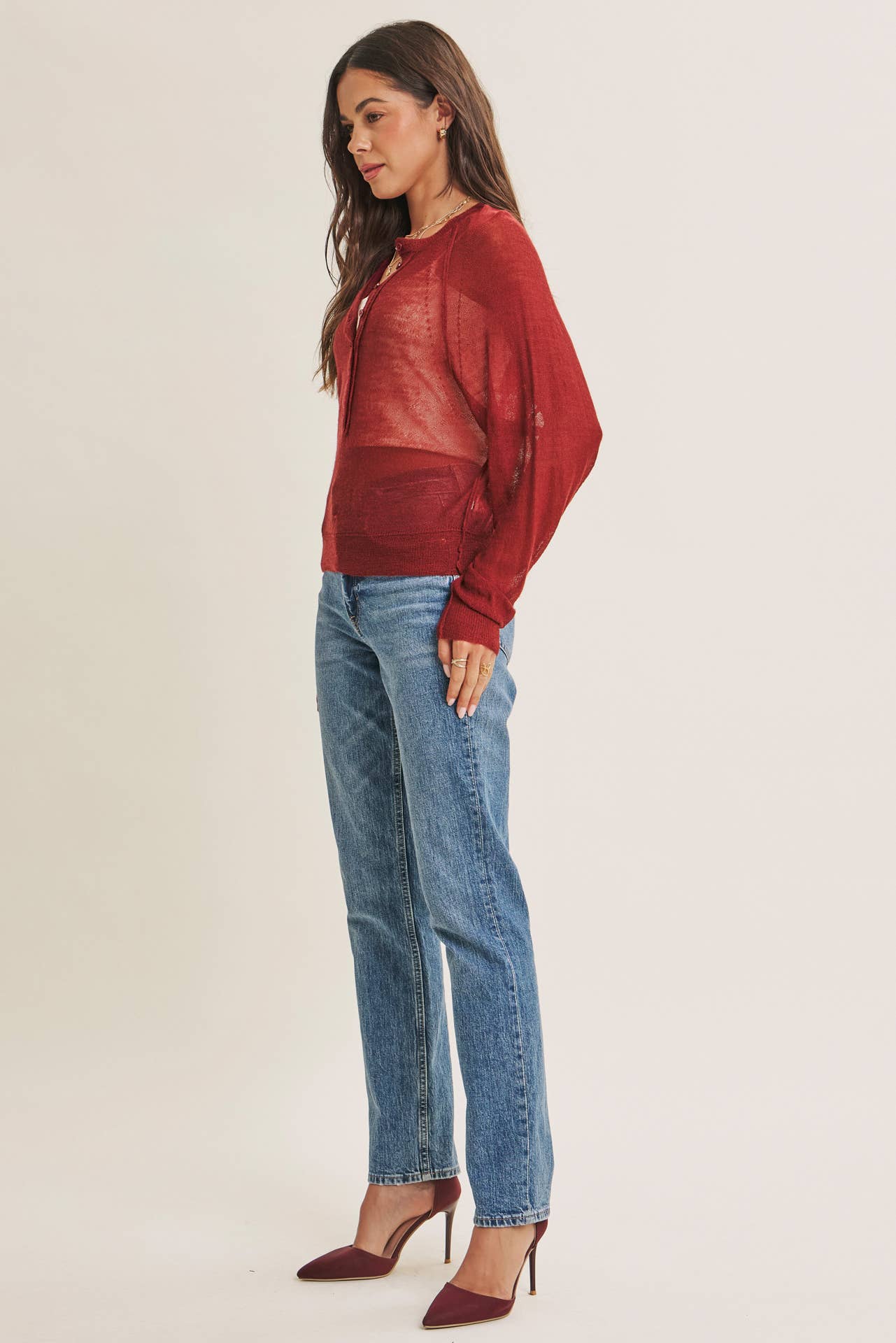 Autumn Sangria Henley