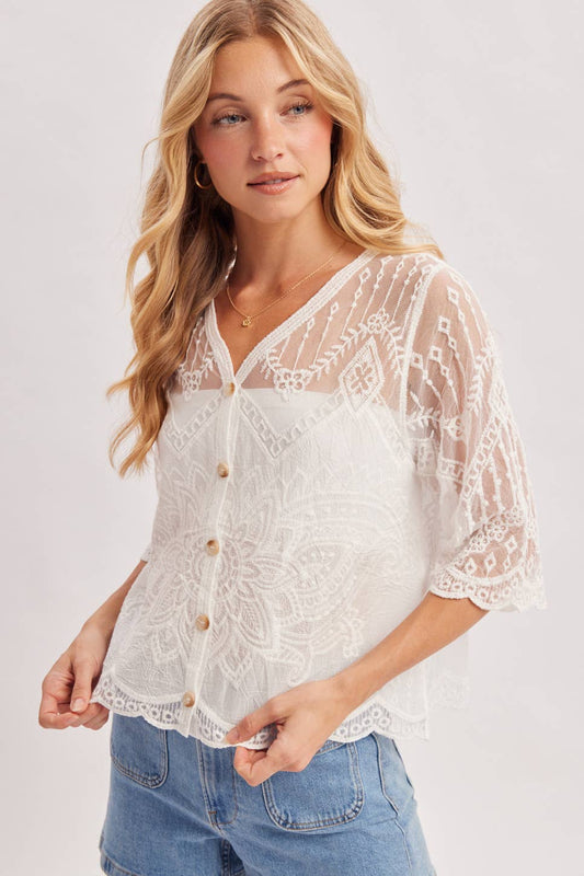 Dolled Up Lace Top