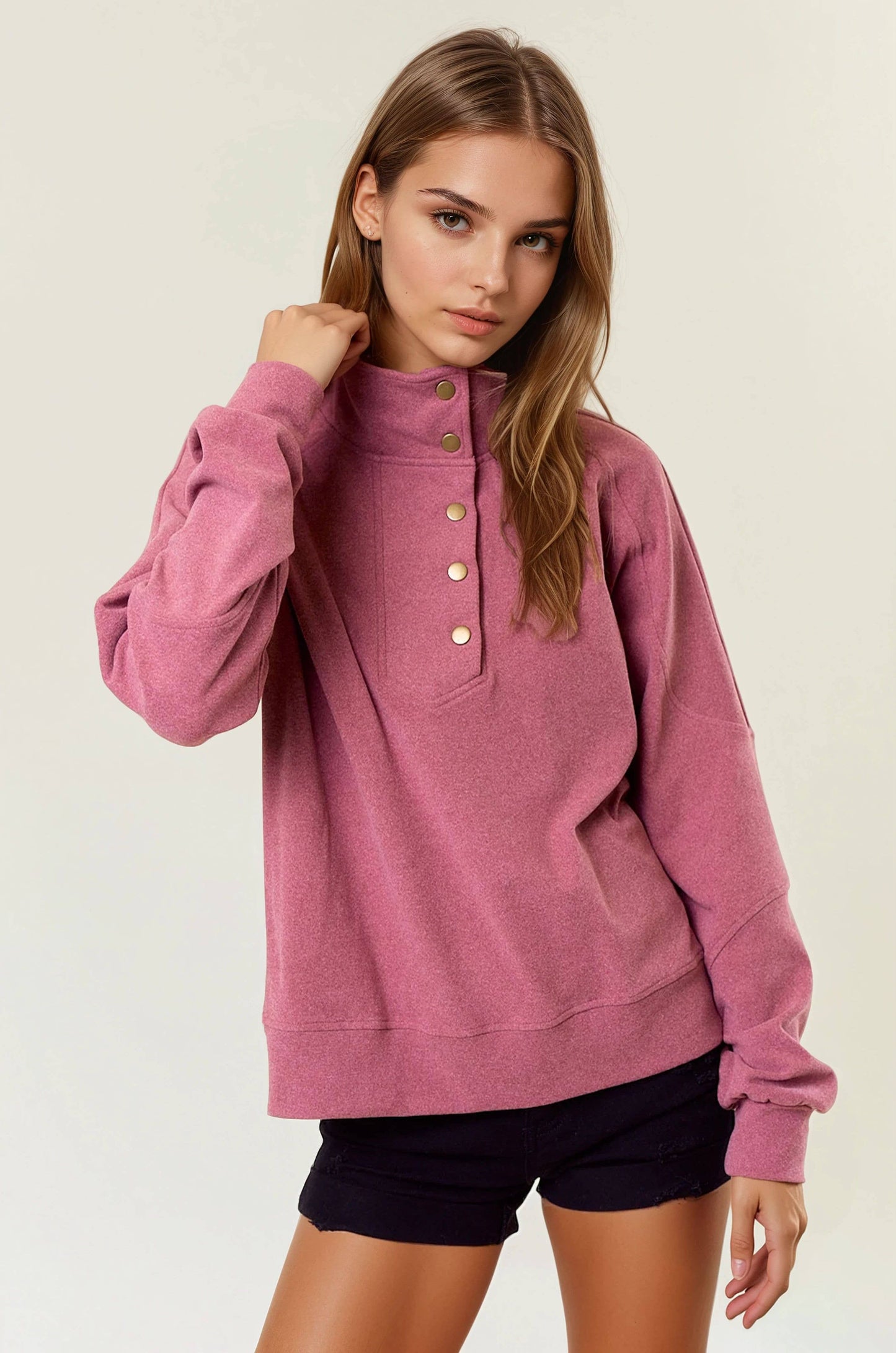 Snap it up Pullover