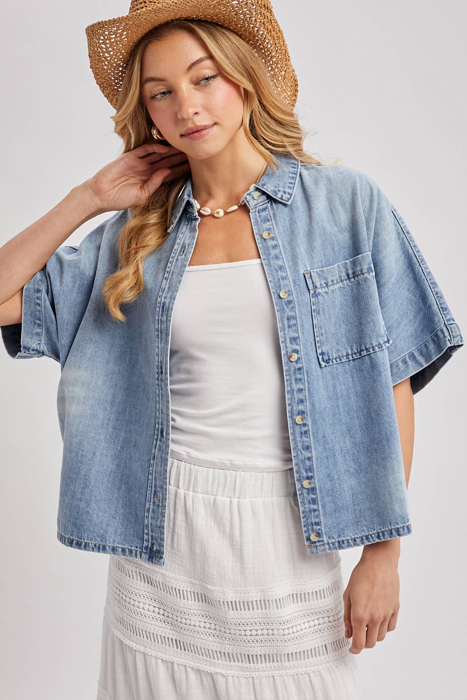 Denim & Daisies Button Up