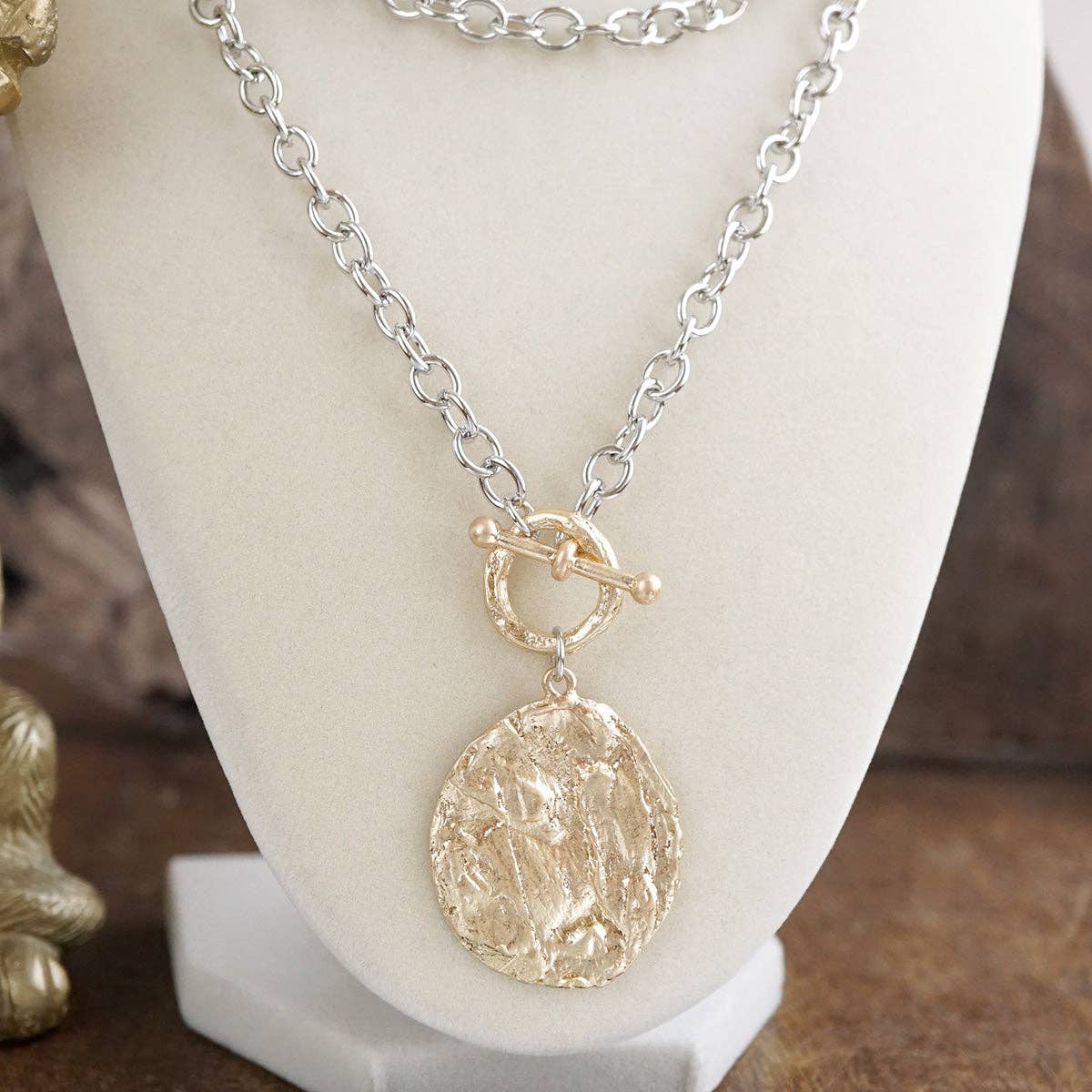 Layered Coin Necklace - Found Treasure
