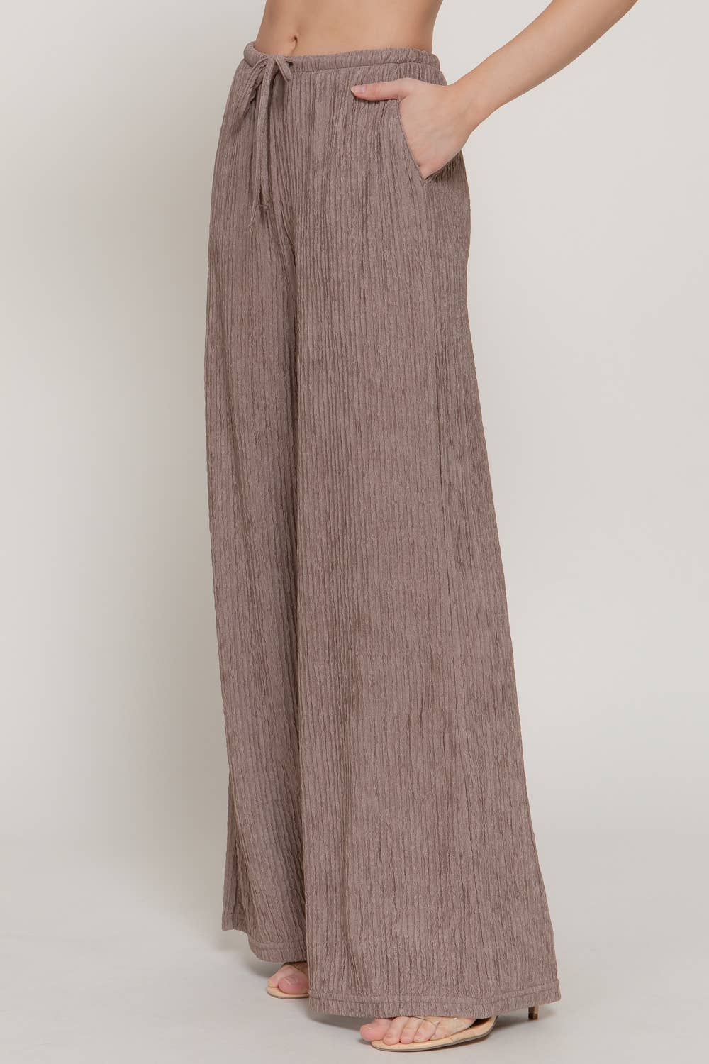 Crinkle Pallazo Pant