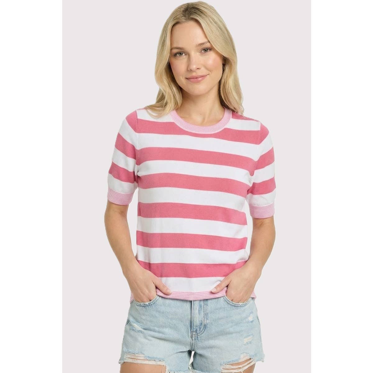 Take me away Stripe Sweater