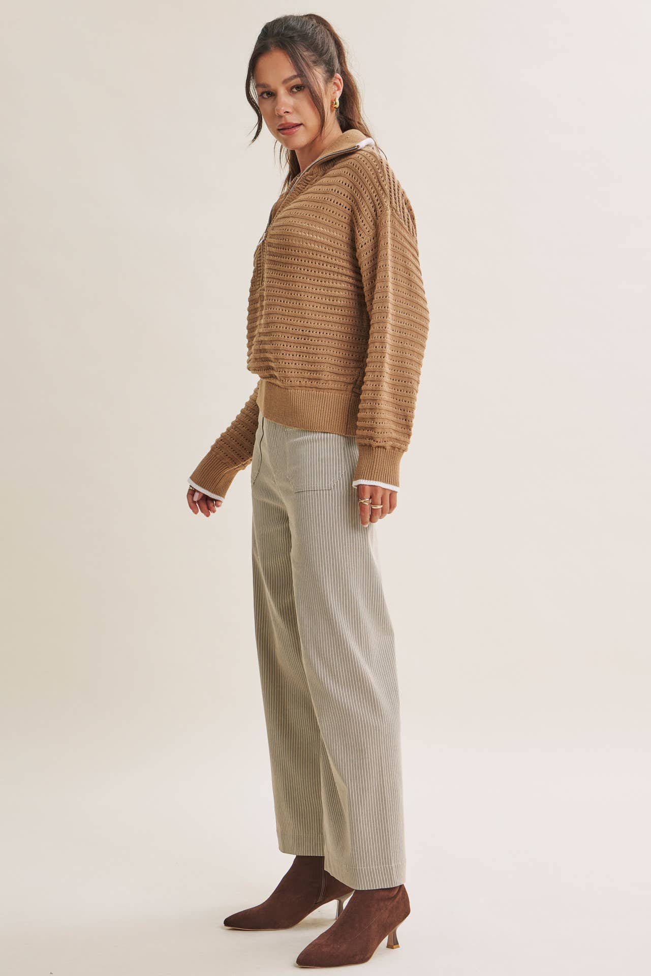 Mountain Air Crochet 1/4 Zip