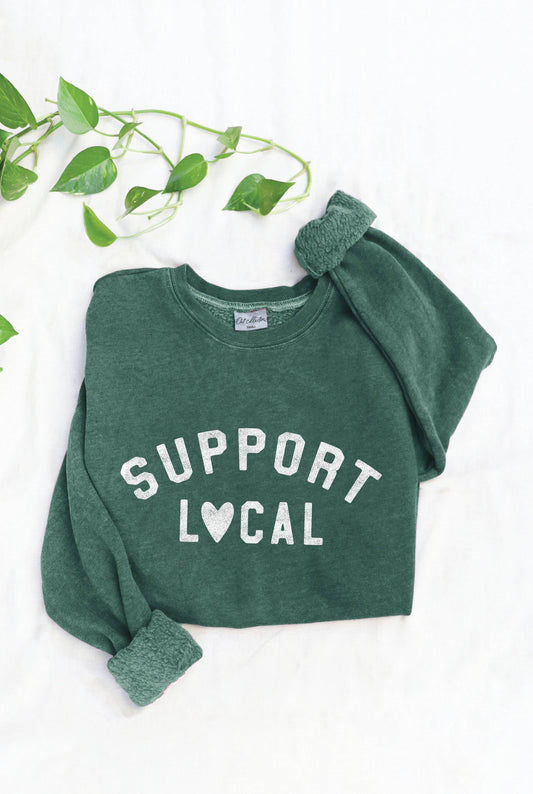 SUPPORT LOCAL Mineral Graphic Sweatshirt