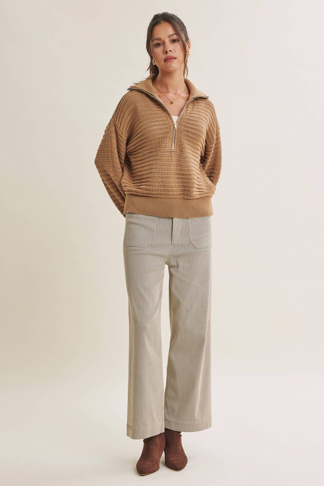 Mountain Air Crochet 1/4 Zip