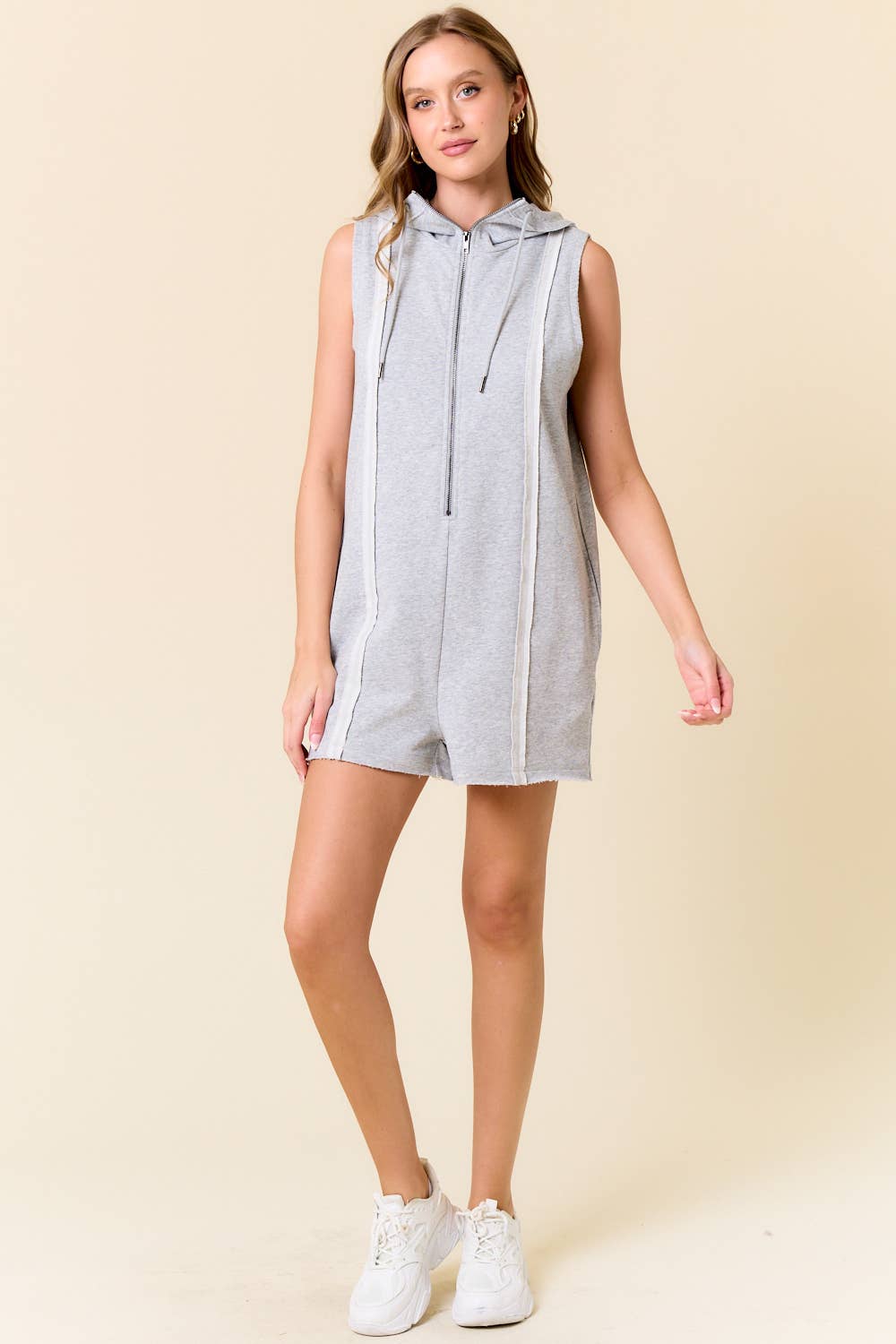On Cloud 9 Hooded Romper