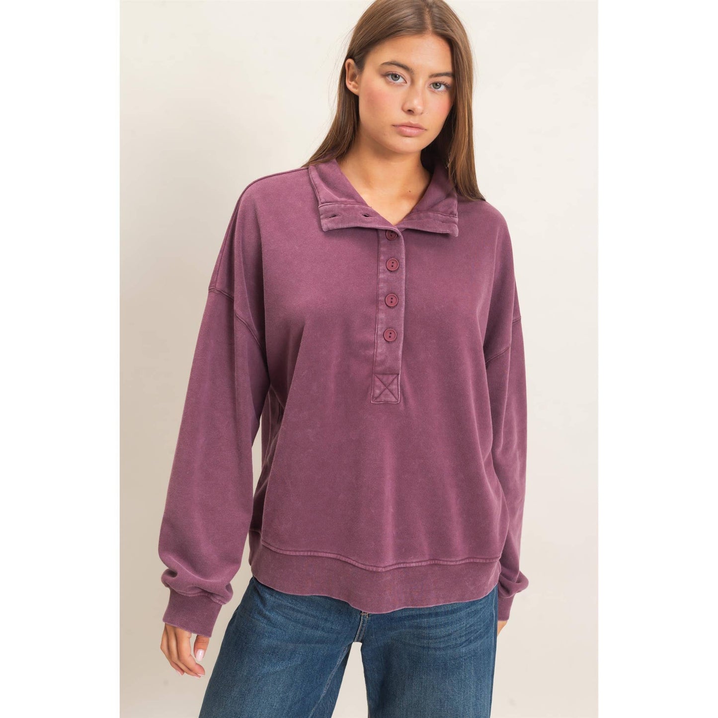 Cozy Vibes Mineral Wash Sweatshirt