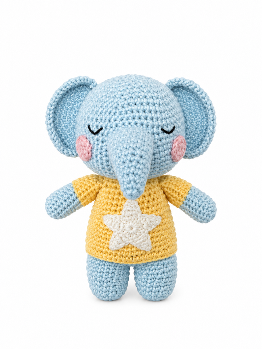 Handmade Crocheted Elephant - Olivia’s Crocheted Creations