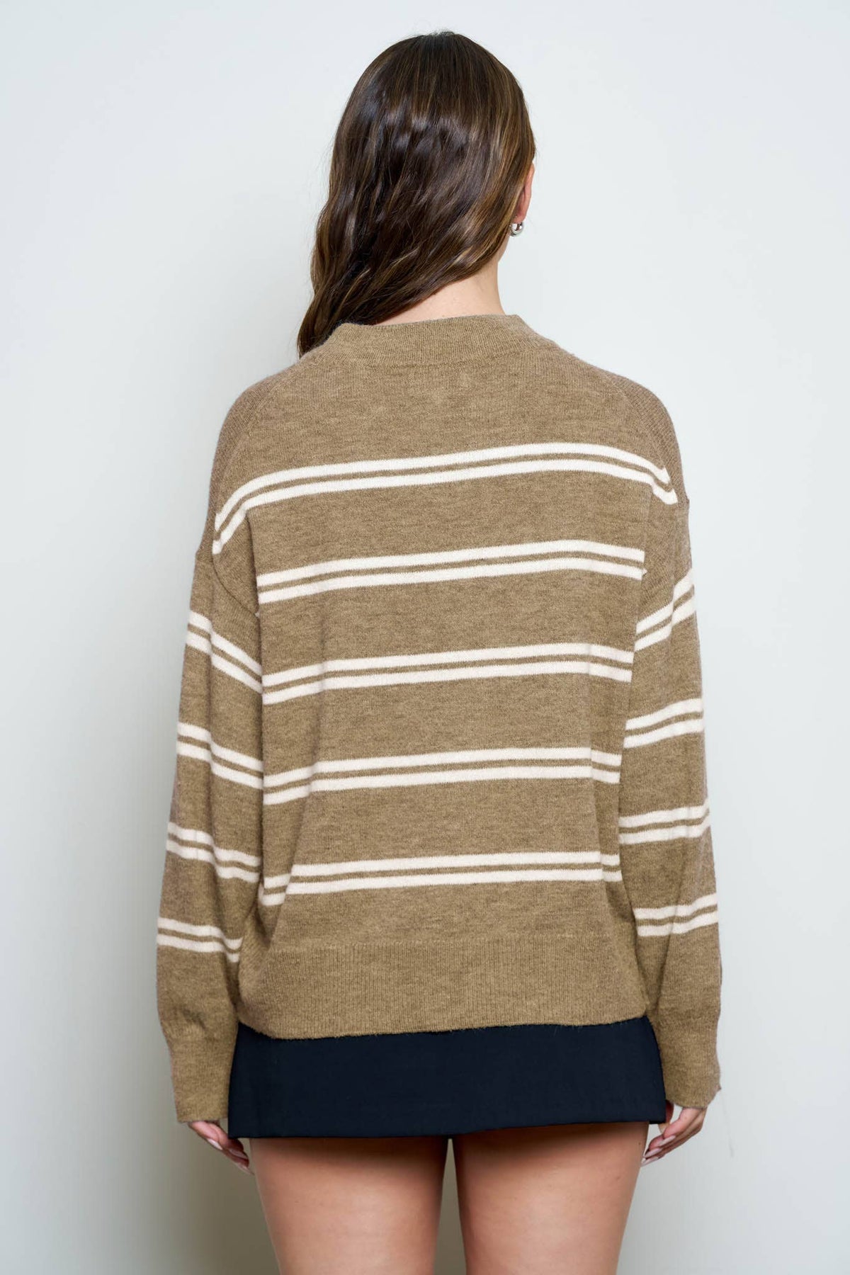 Somethin bout Falling Striped Sweater