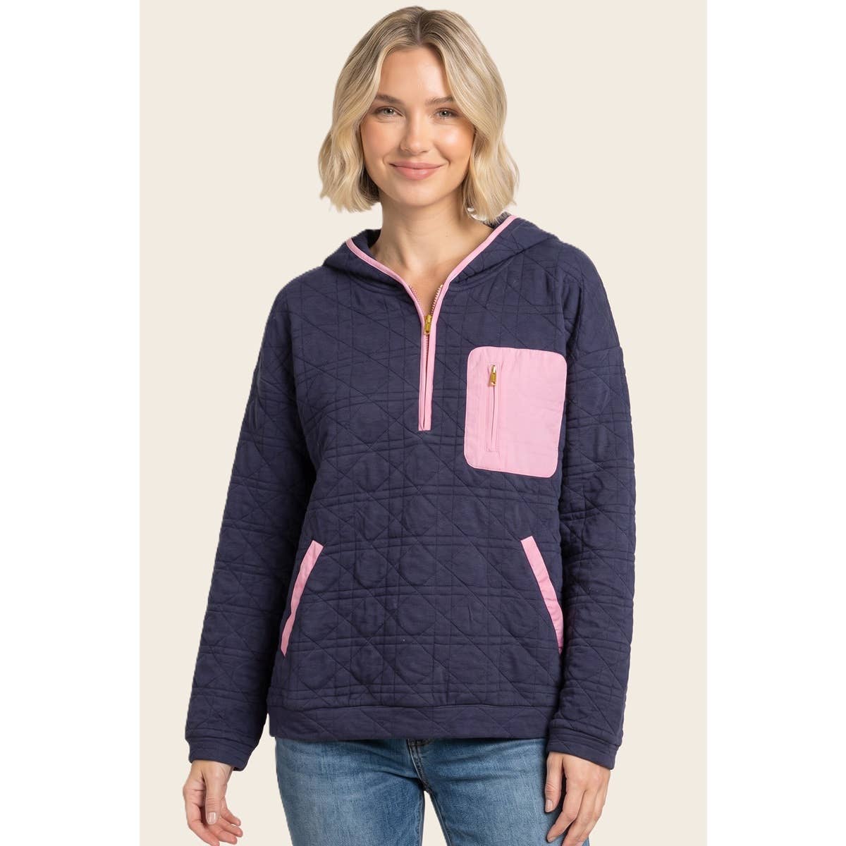 Cabin Babe Quilted Pullover