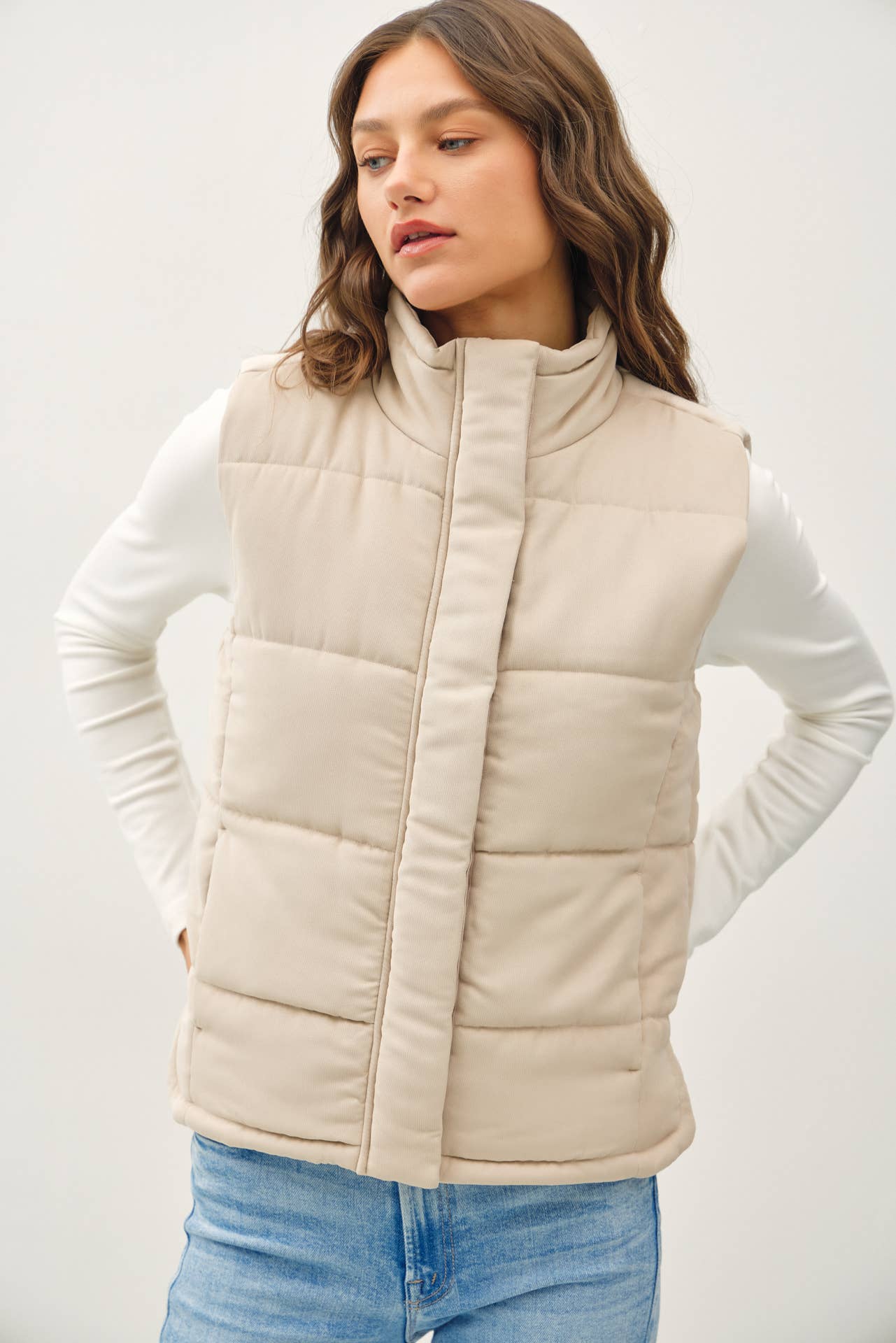 Mocha Suede Vest