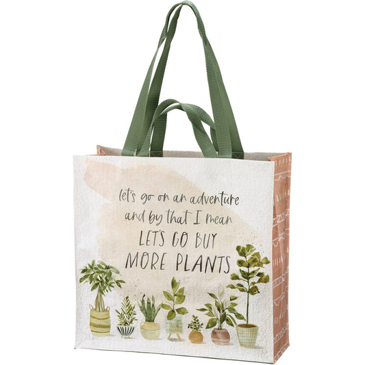 Let's Go Buy More Plants Market Tote