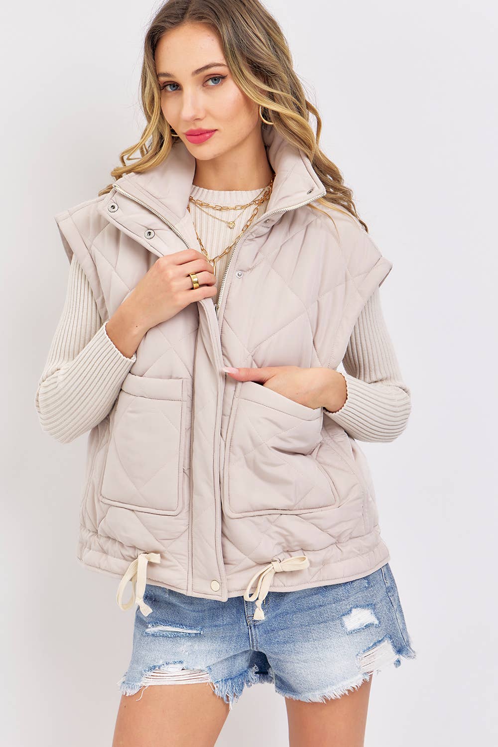 Cuddle Weather Side Tie Vest