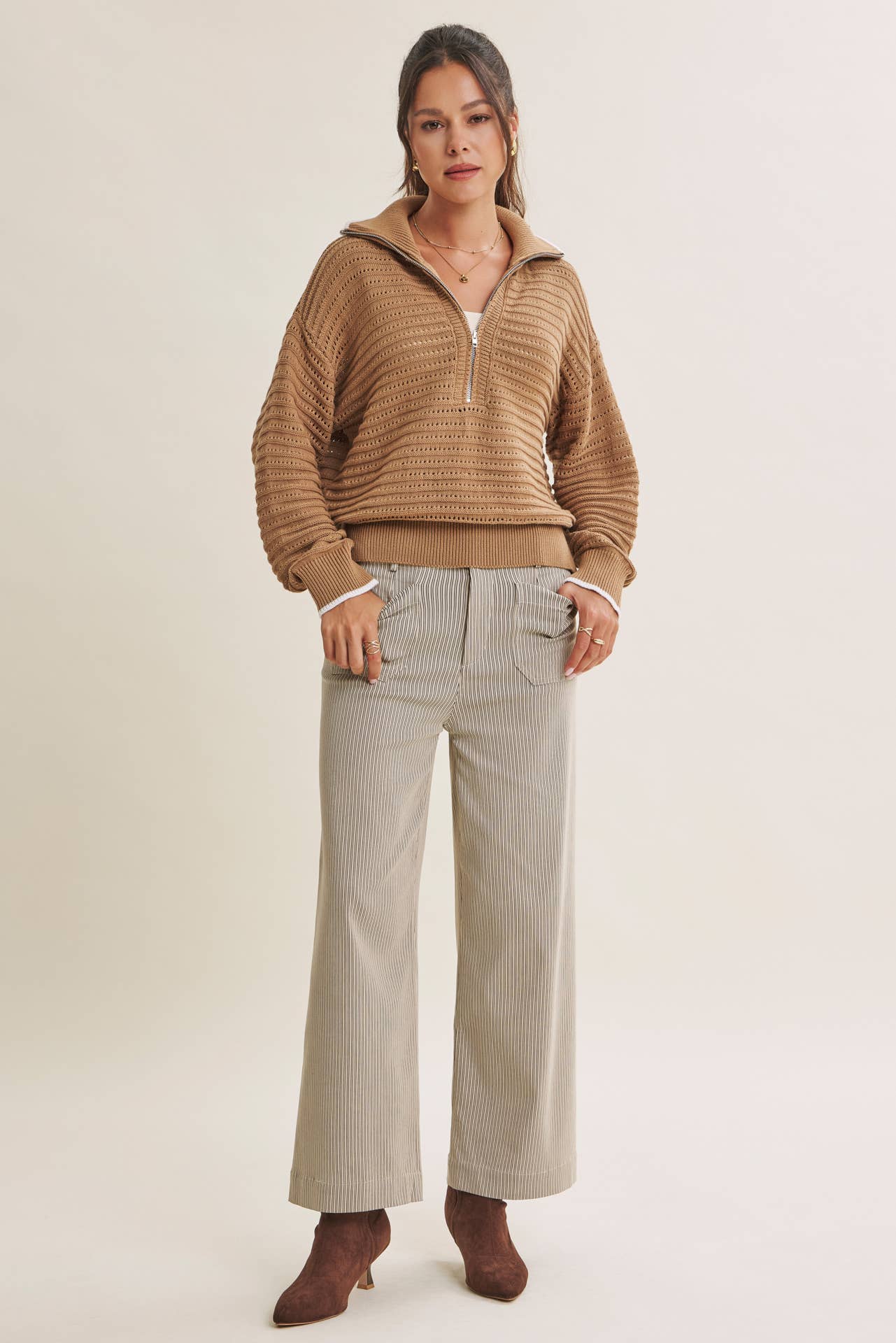 Mountain Air Crochet 1/4 Zip