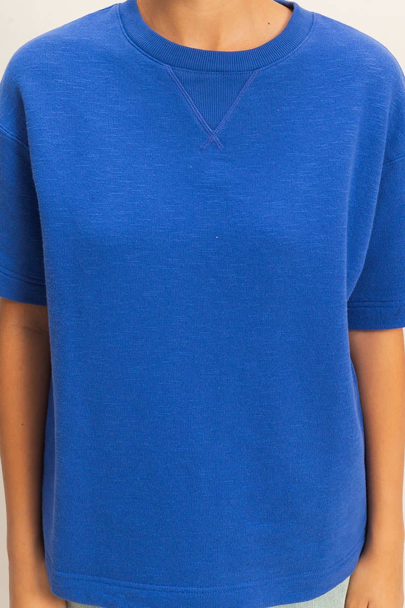 Saige Rolled Sleeve Top