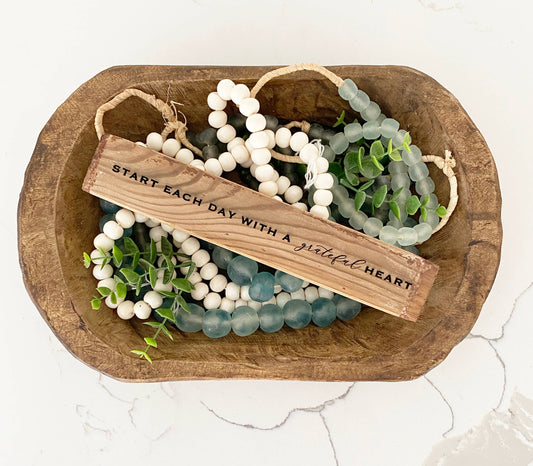 Vintage Shutter Stick - Start Each Day