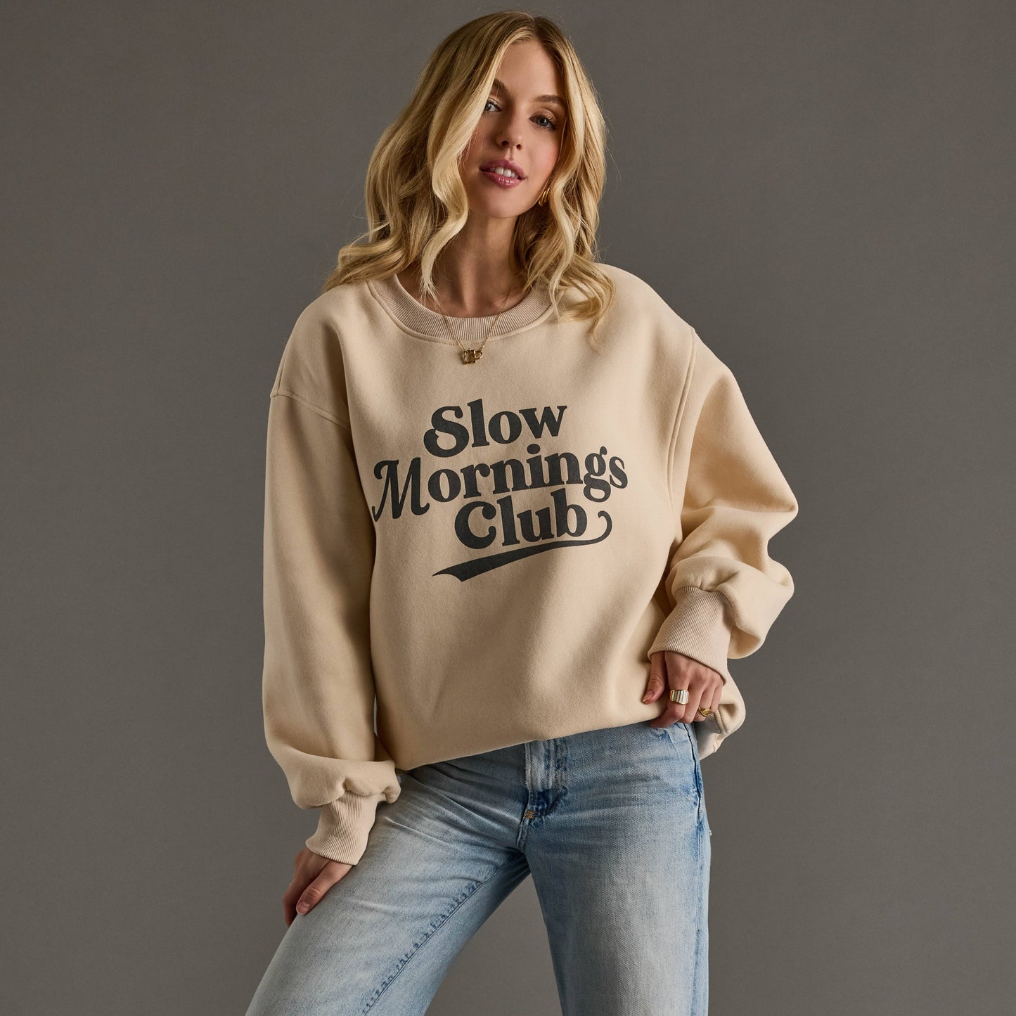 Slow Mornings Club Sweatshirt