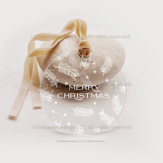 Merry Christmas Ornament