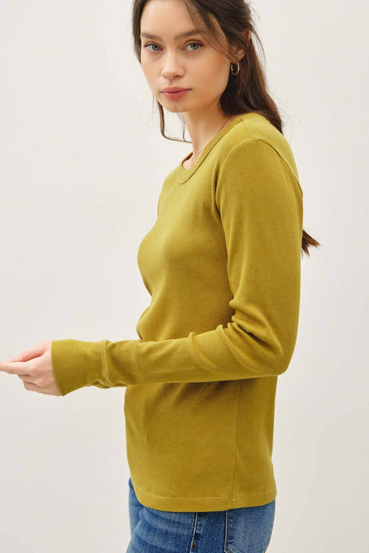 Basic Babe Ribbed Longsleeve