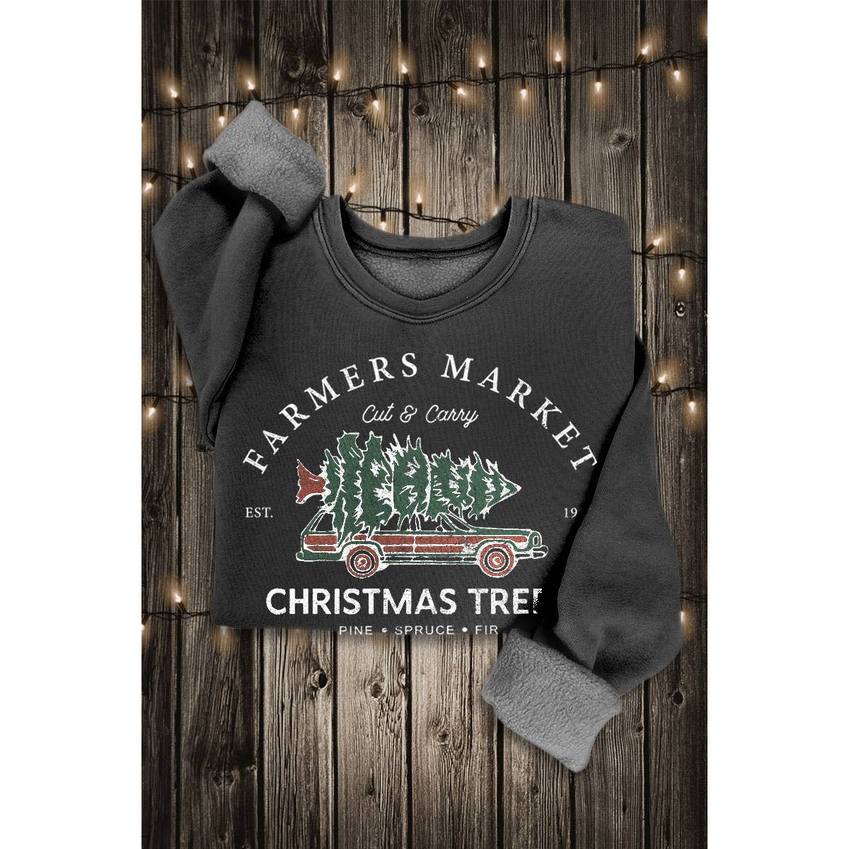 FARMERS MARKET CUT MINERAL GRAPHIC SWEATSHIRTS