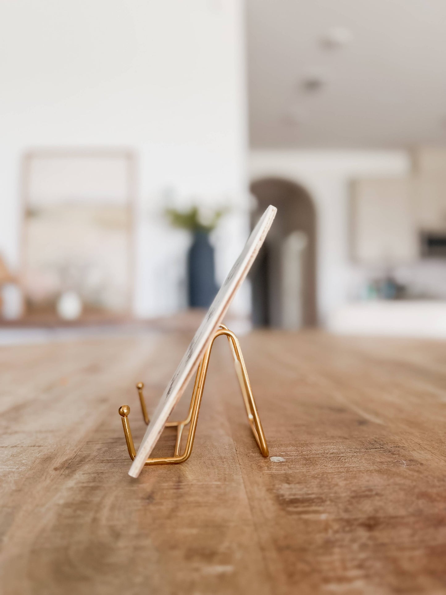 Gold Easel | Wood Arch Easel