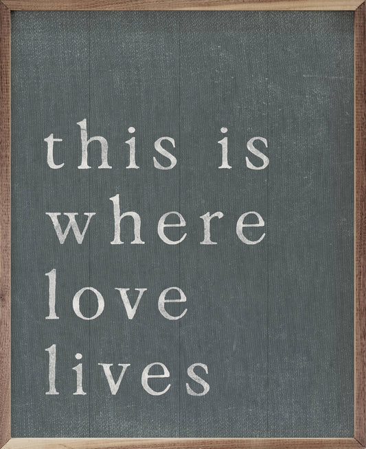 Where Love Lives Blue