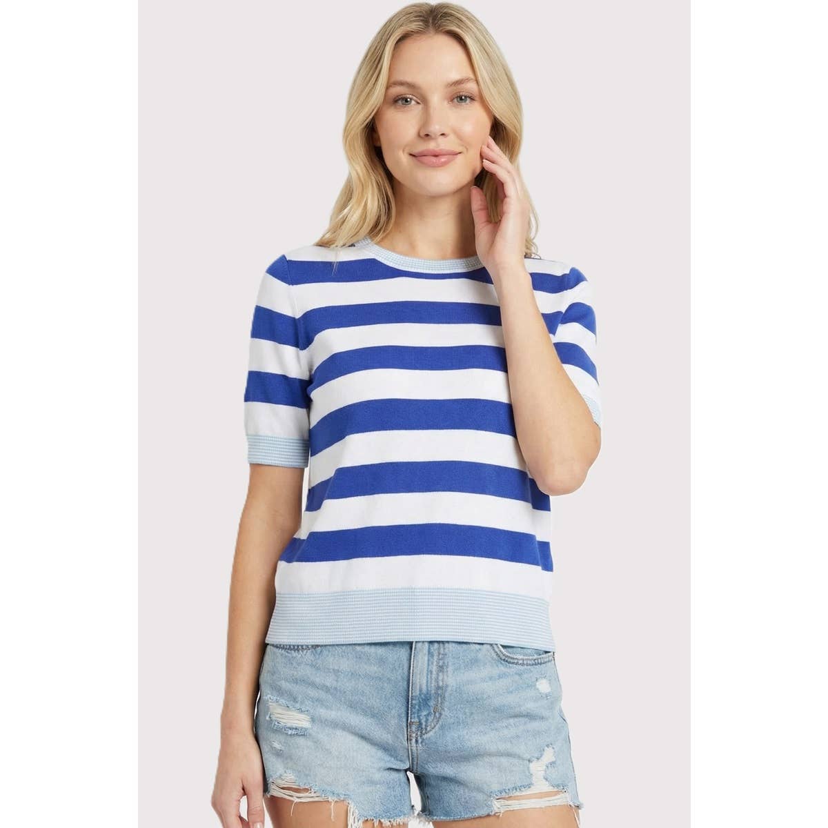 Take me away Stripe Sweater