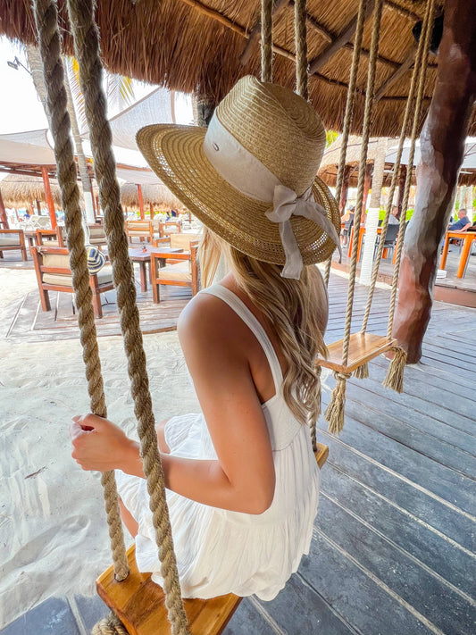 Bow Trim Sun Hat