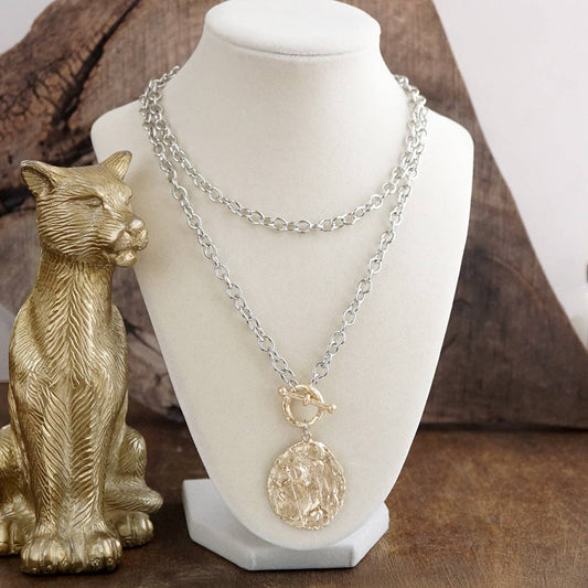 Layered Coin Necklace - Found Treasure
