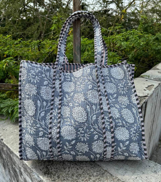 Market Bag Cotton Bag Women Shoulder Bag Floral Printed Bags