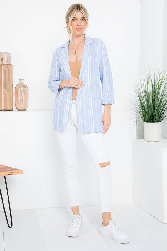 Corporate Girly Blazer White