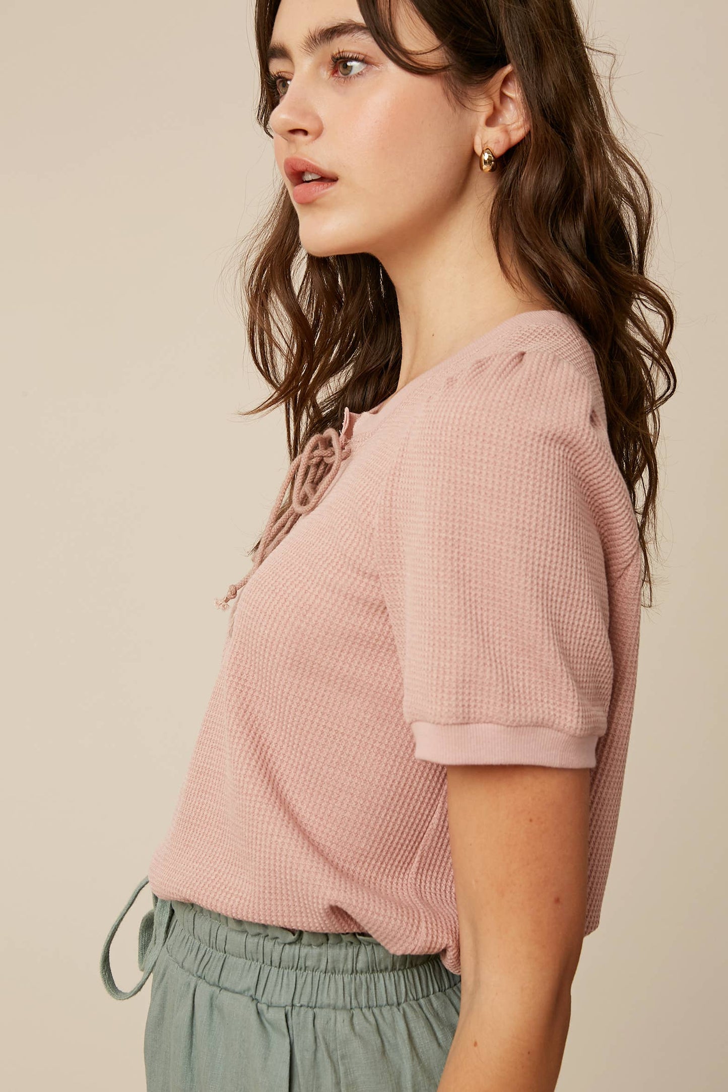 Ahoy Matey Laceup Top