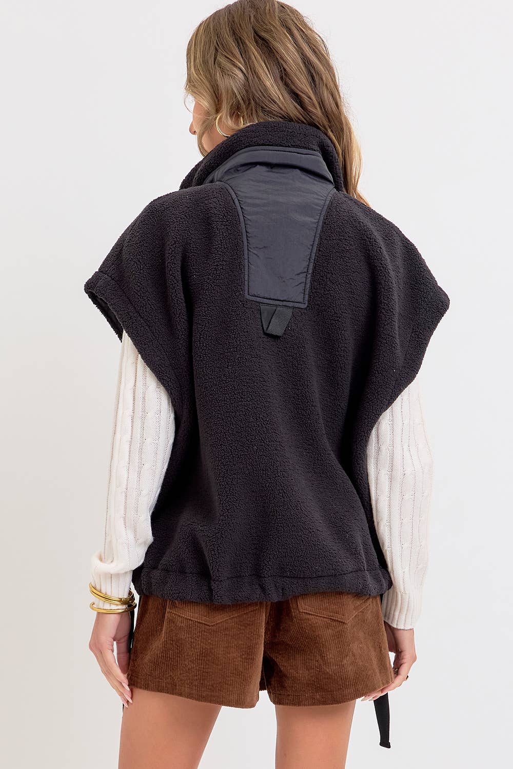 Cozy Are We Fleece Vest