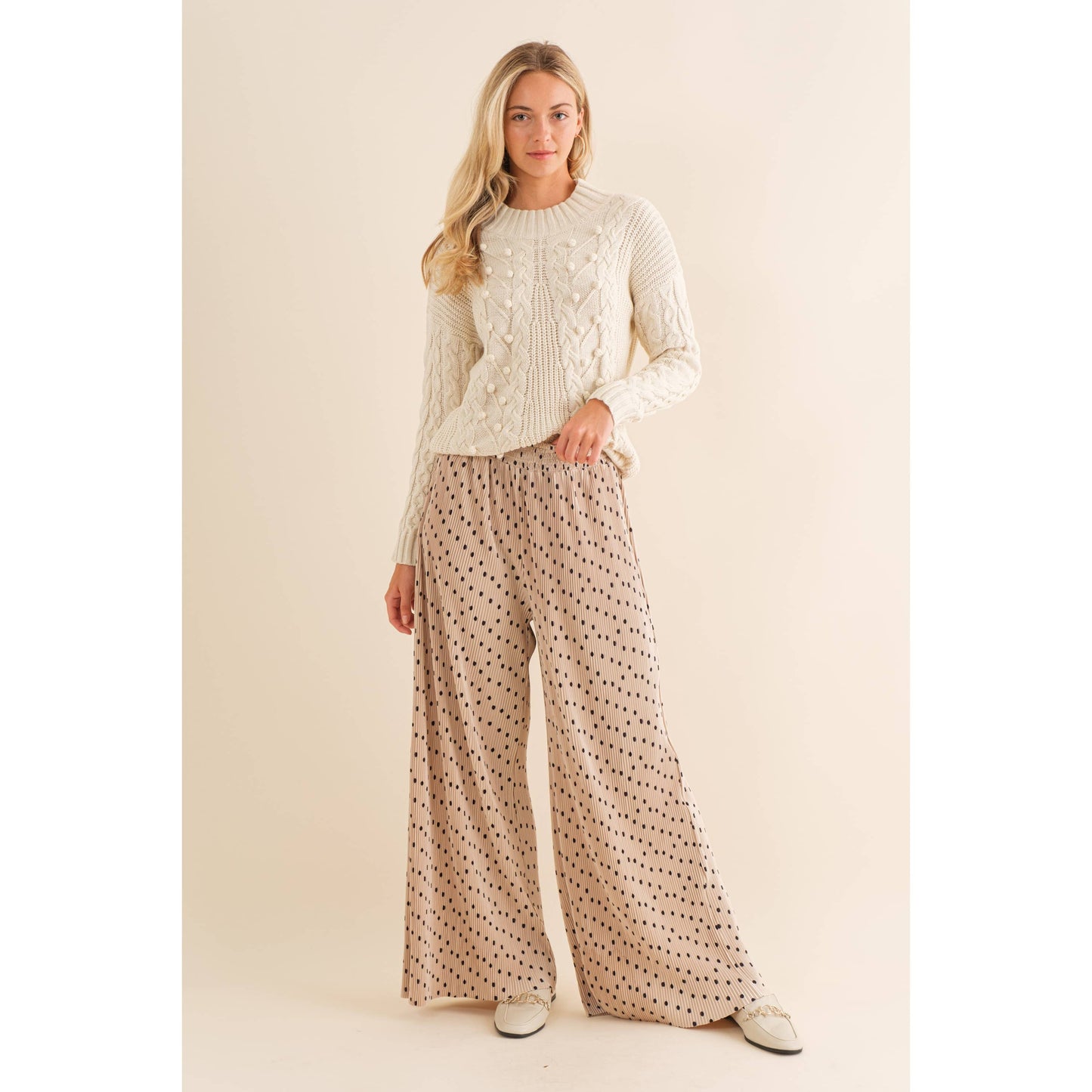Spot Wide Leg Pant