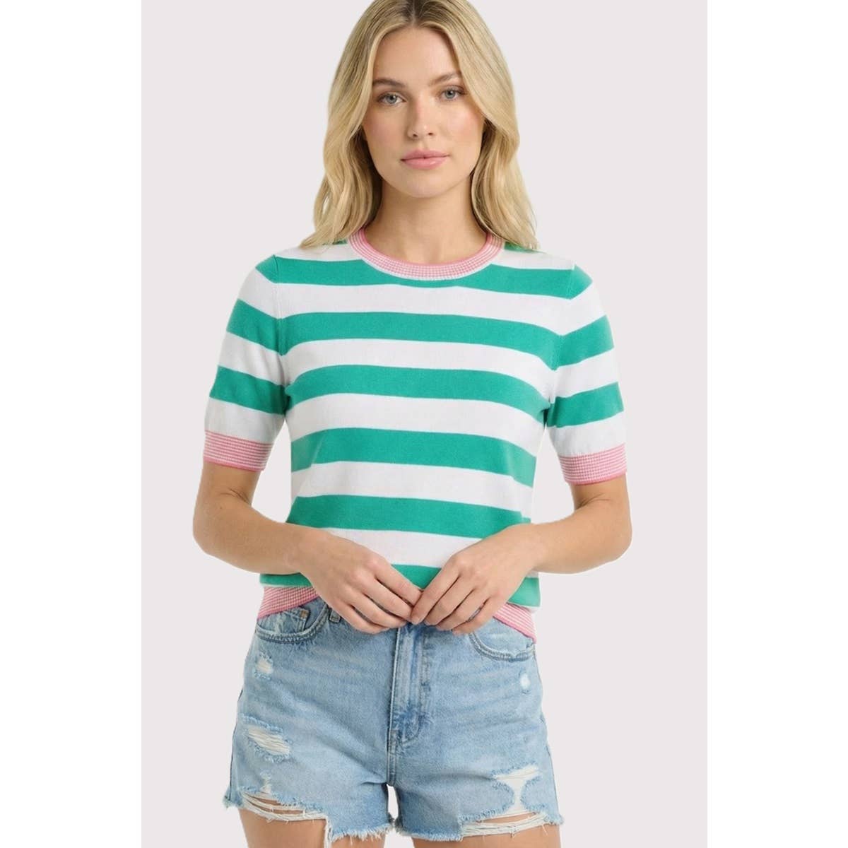 Take me away Stripe Sweater