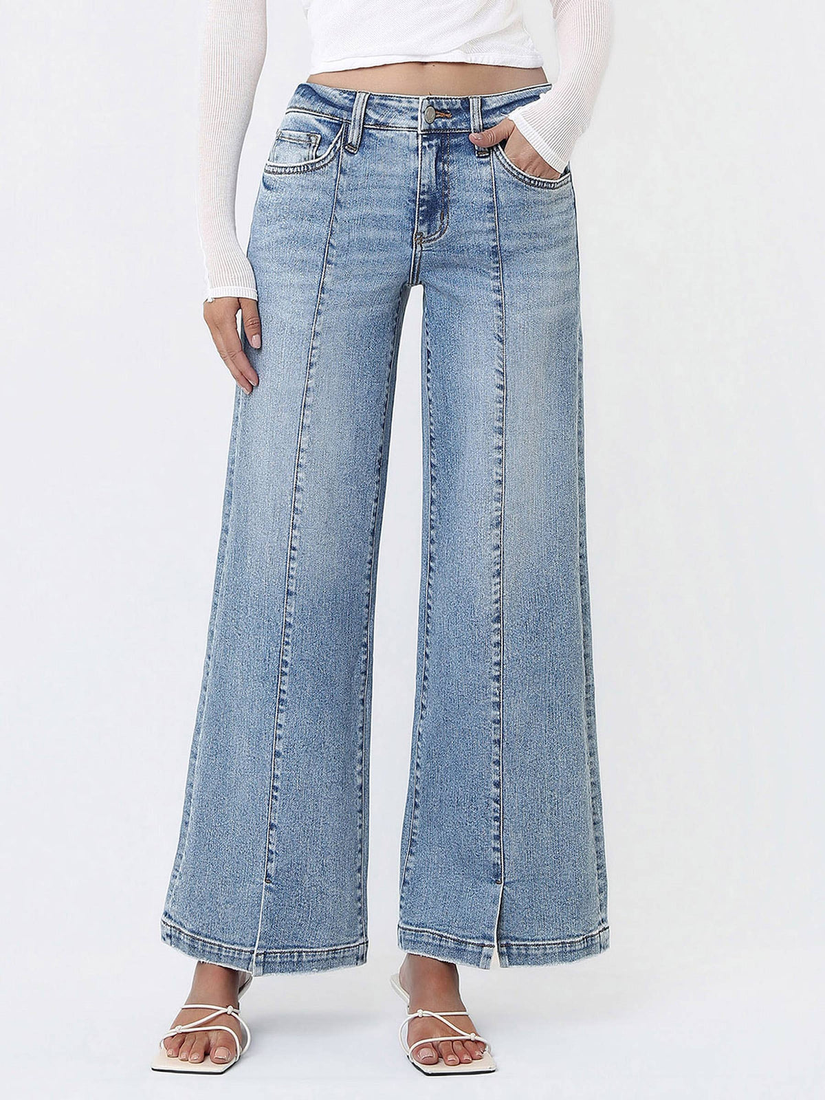Haley Midrise Sideseam Denim