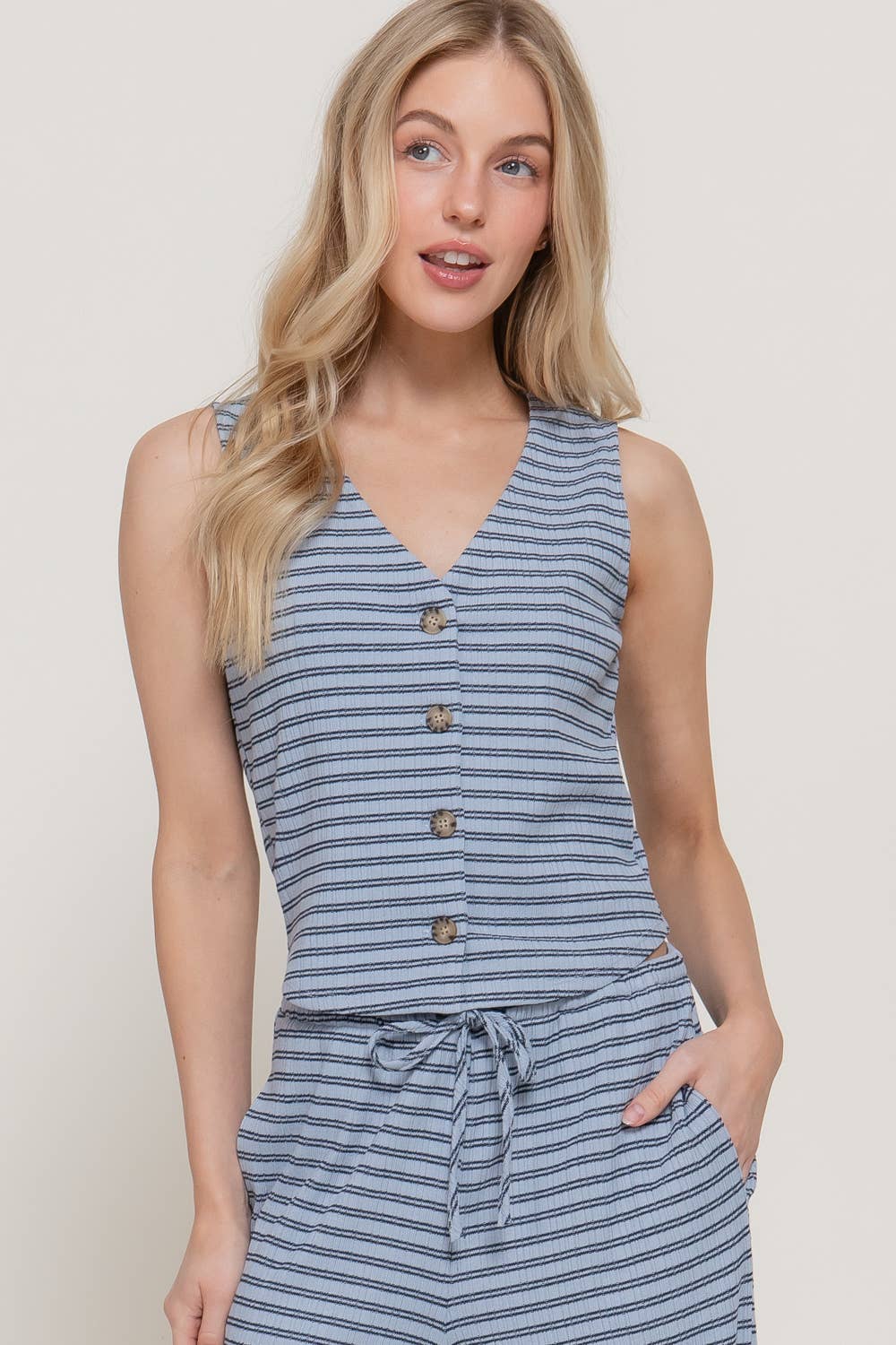 Ivy League Ribbed Vest