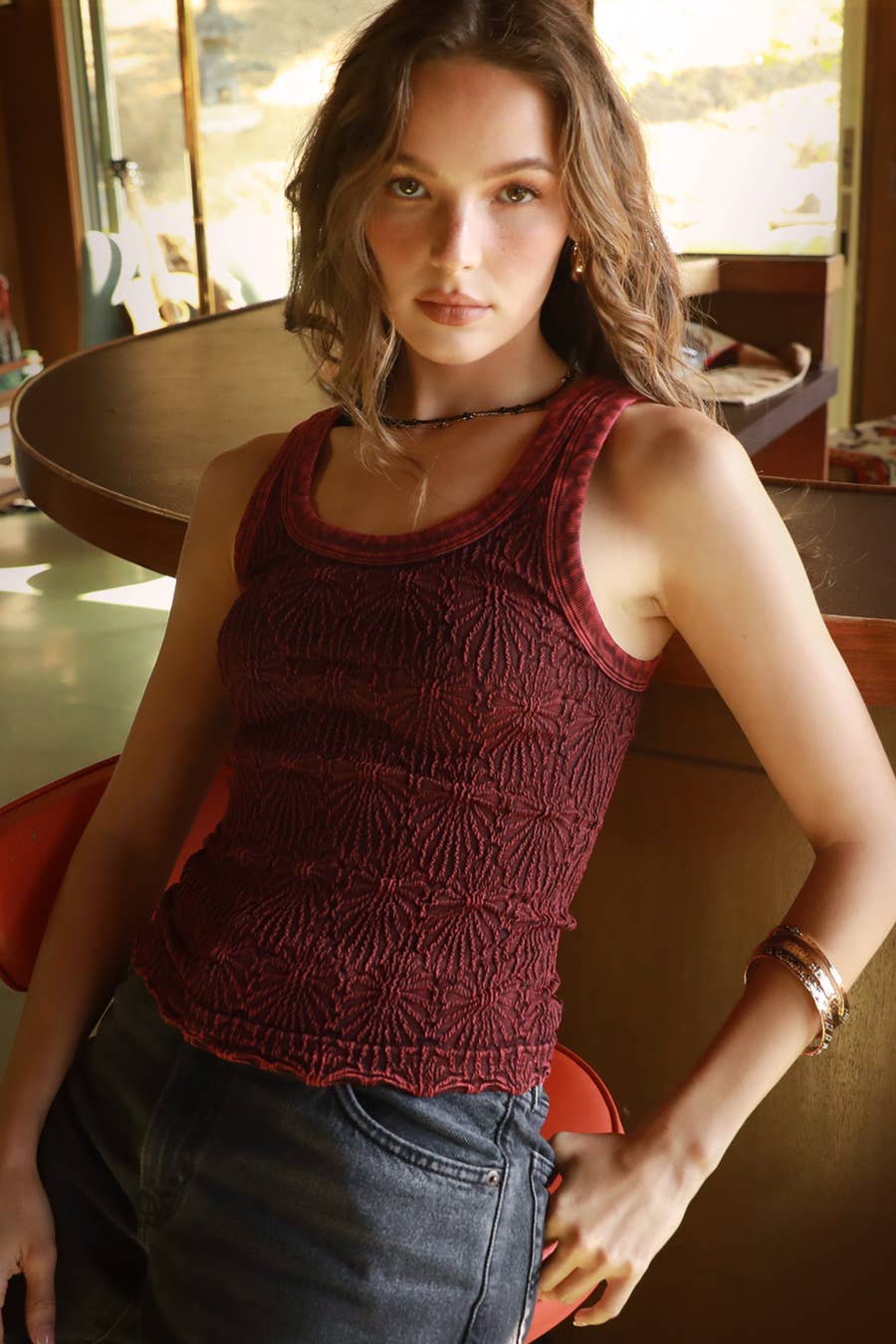 Vintage Reversible Lace Top