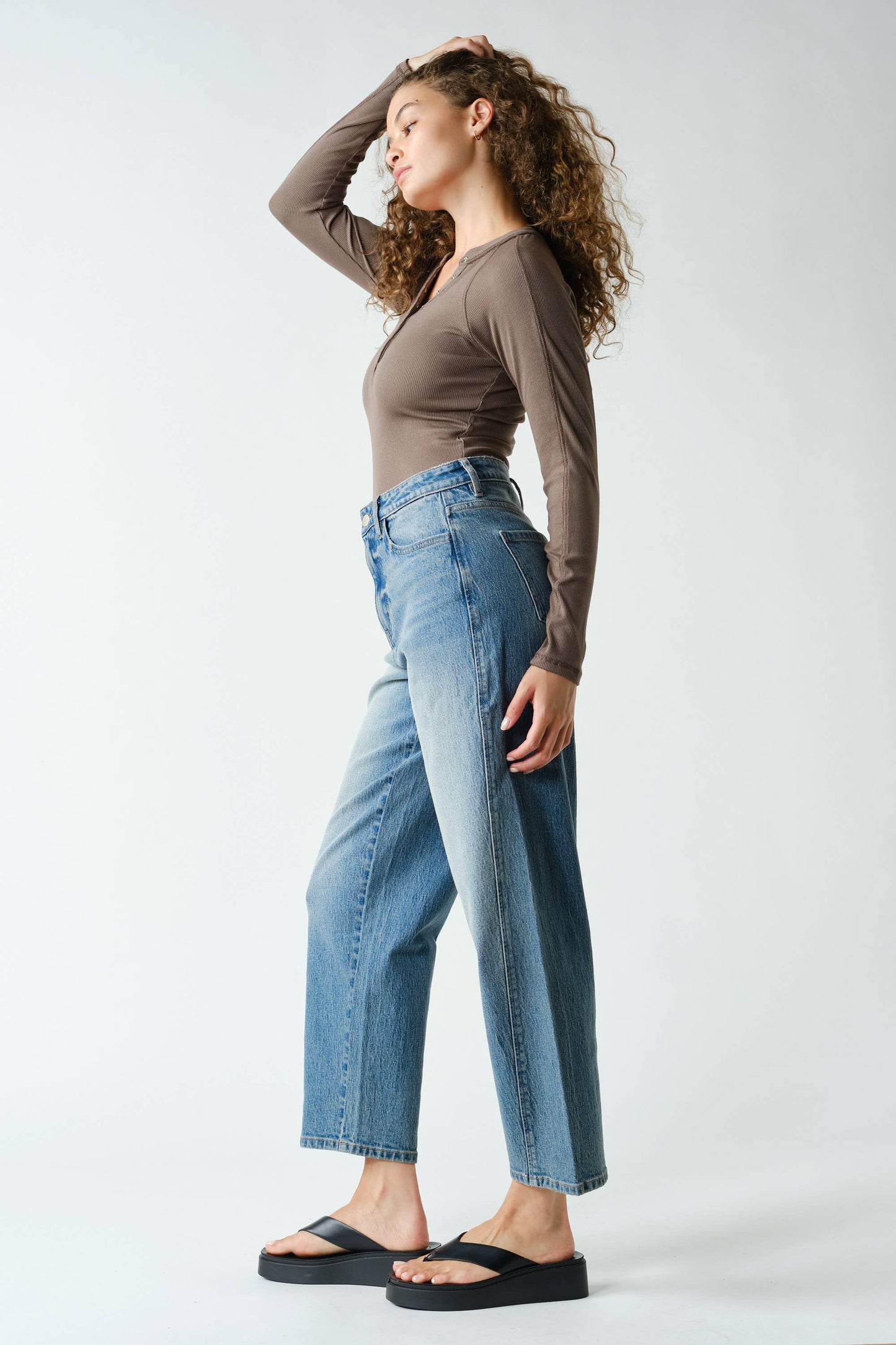 Go with the Flo Henley Top