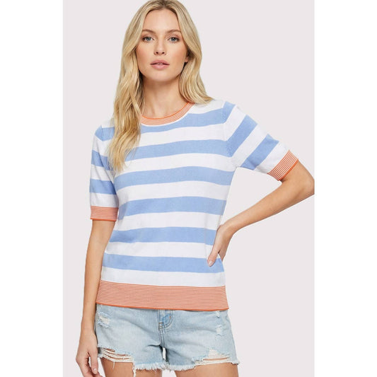 Take me away Stripe Sweater