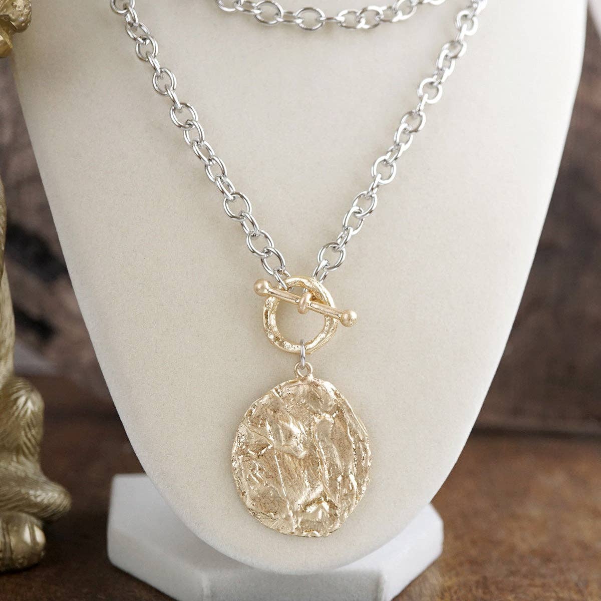Layered Coin Necklace - Found Treasure