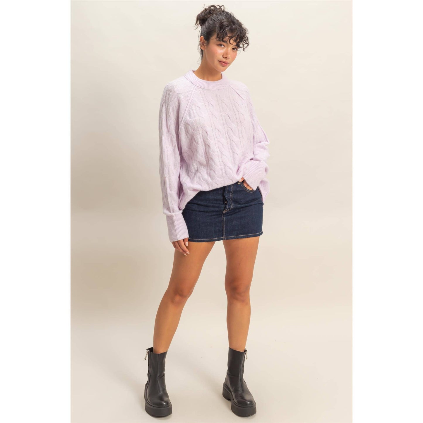 Cabin Fever Cable Knit Sweater