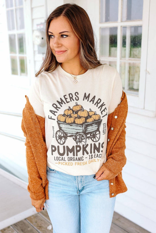 Pumpkin Wagon Graphic Tee
