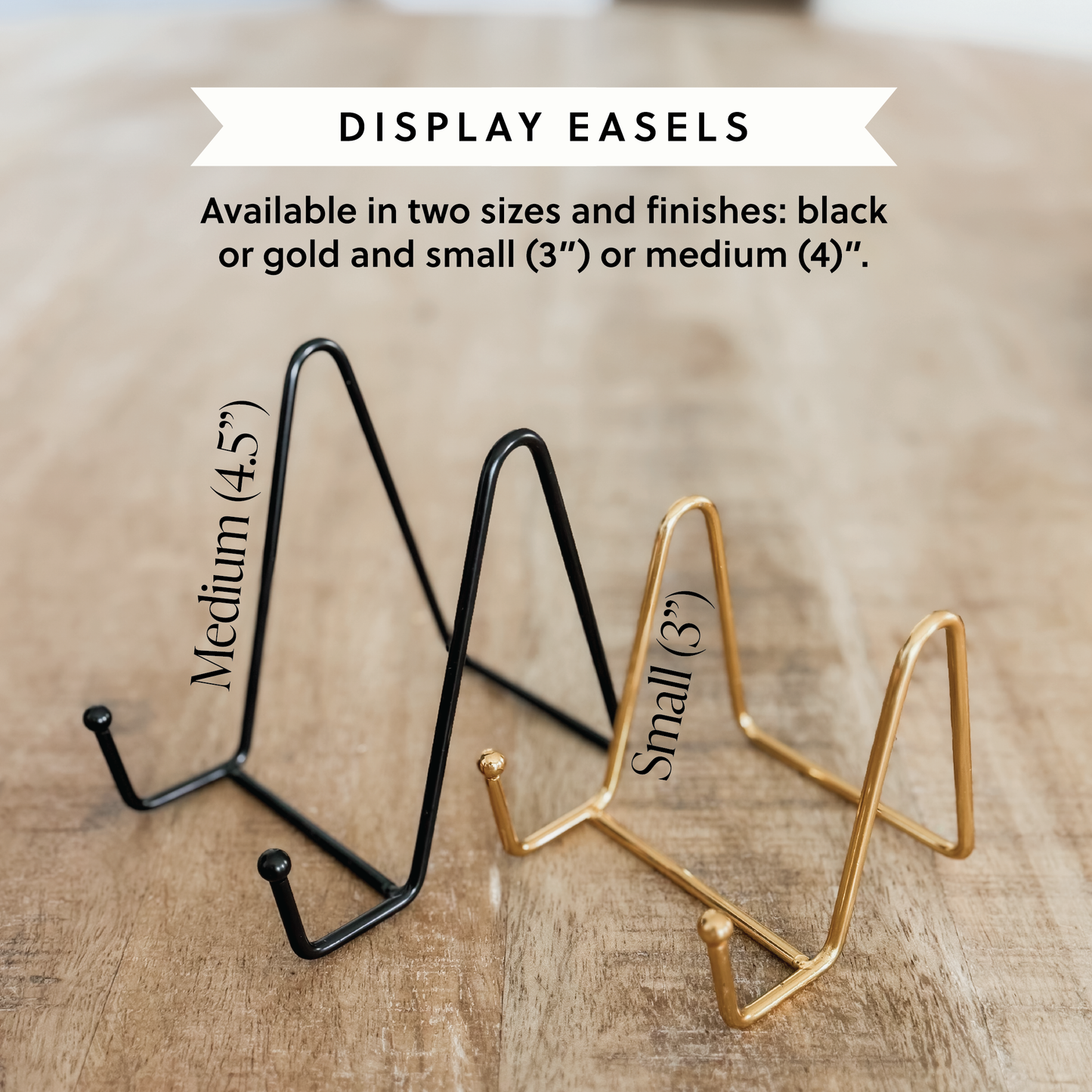 Gold Easel | Wood Arch Easel