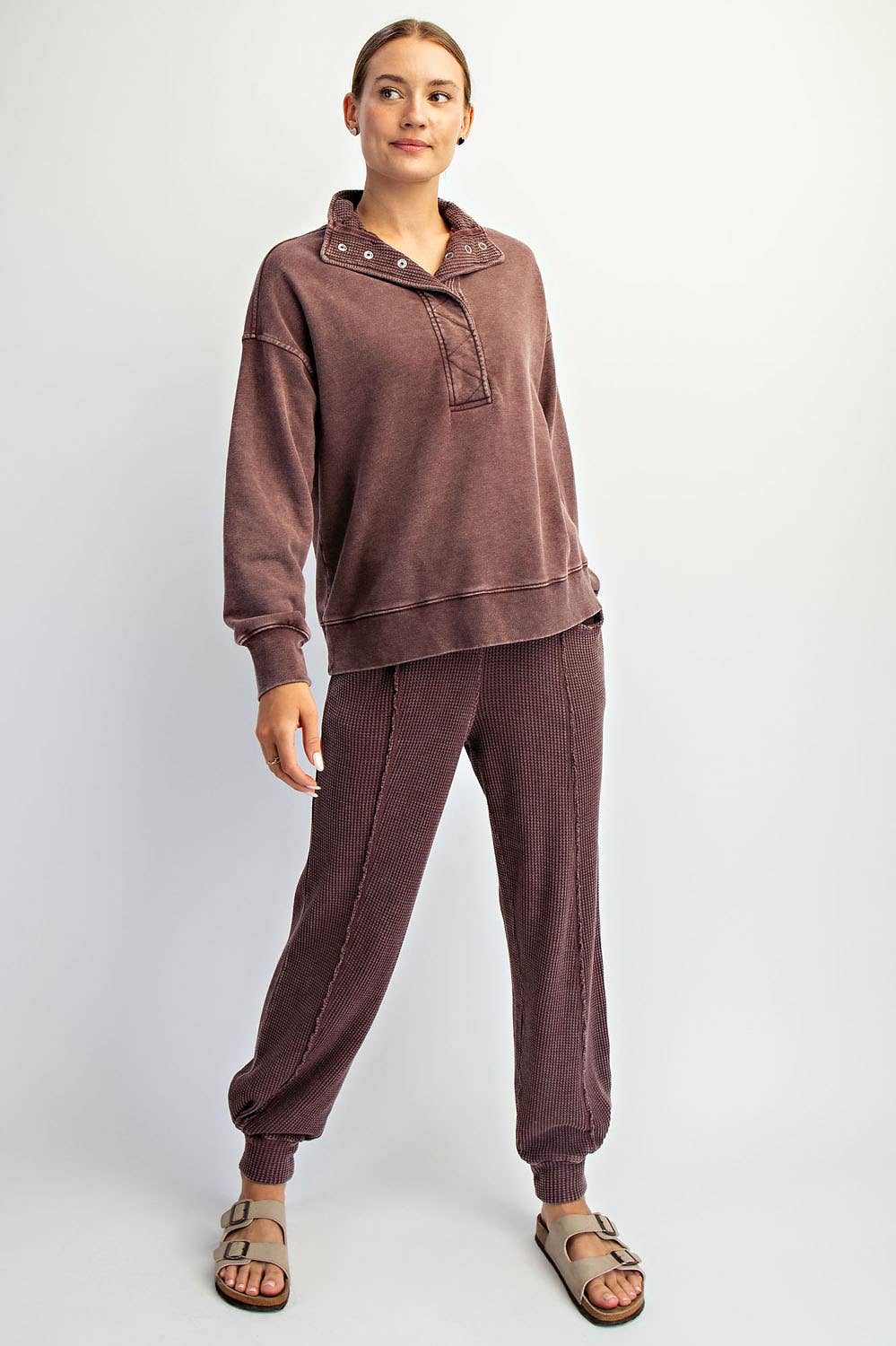 On the Go Cozy Snap Pullover