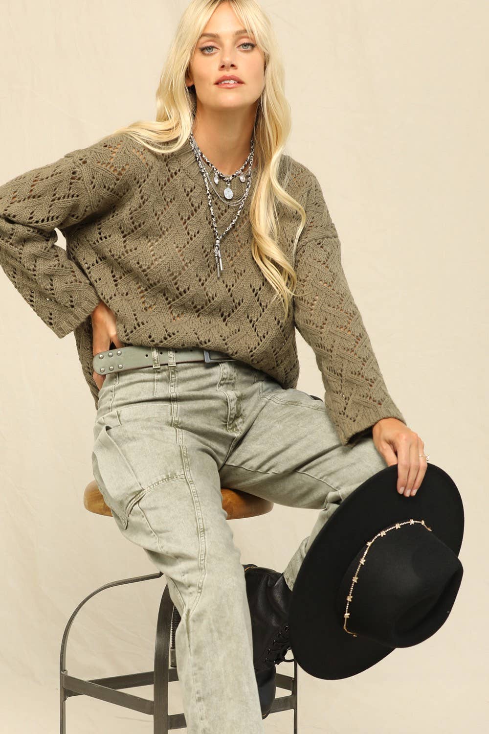 Diamond Daisy Sweater